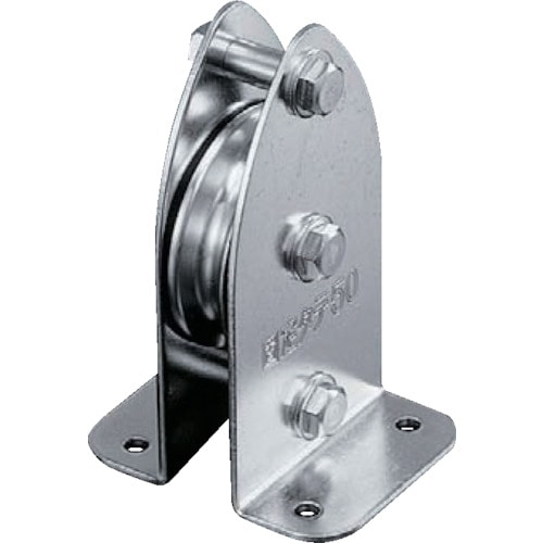 トラスコ中山 ふじわら 固定ブロック タテ型1車 50mm 506-1893(ご注文単位1個)【直送品】