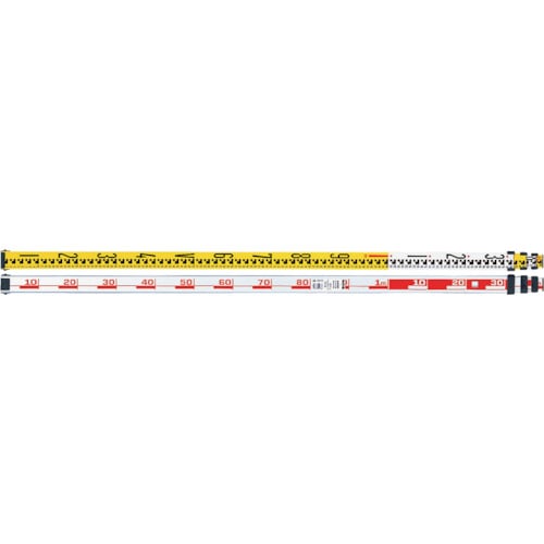 トラスコ中山 KDS アルミスタッフ5m4段（ご注文単位1本）【直送品】