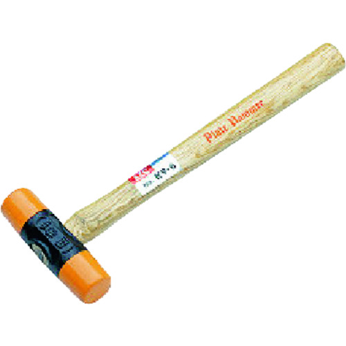 トラスコ中山 KTC 樹脂ハンマー プラスチックハンマ 1ポンド 頭径32mm 頭長110mm 全長310mm(ご注文単位1本)【直送品】