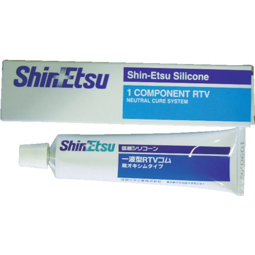 トラスコ中山 信越 一般工業用シリコーンシーリング剤 100g レッド(ご注文単位1本)【直送品】
