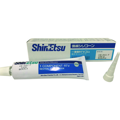 トラスコ中山 信越 一般工業用シリコーンシーリング剤 100g 透明(ご注文単位1本)【直送品】