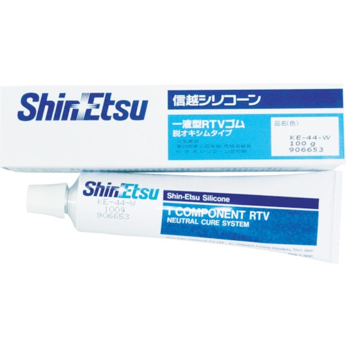 トラスコ中山 信越 一般電気用RTVゴム 100g 透明 492-1160(ご注文単位1本)【直送品】