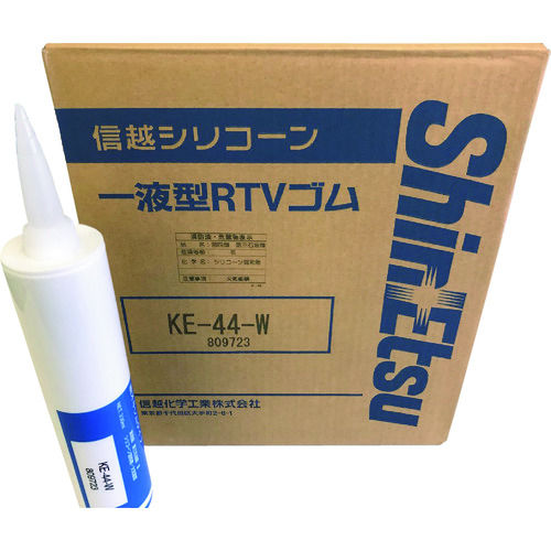 トラスコ中山 信越 一般電気用RTVゴム 白 330ml(ご注文単位1本)【直送品】