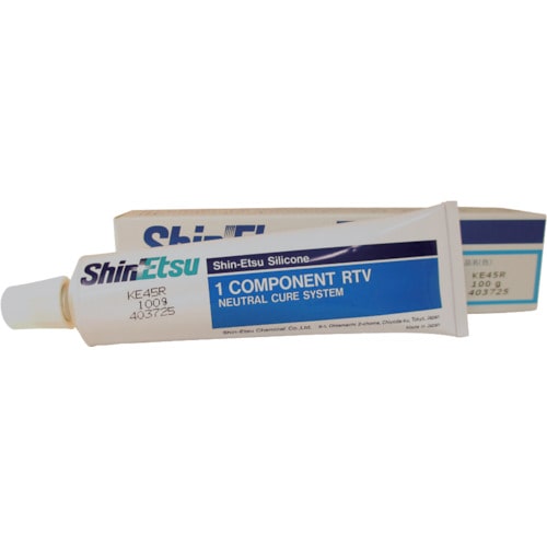 トラスコ中山 信越 一般電気用RTVゴム 100g レッド(ご注文単位1本)【直送品】