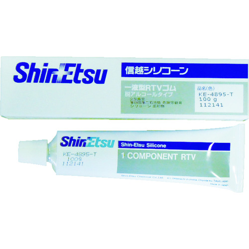 トラスコ中山 信越 シーリング 低分子シロキサン低減タイプ 100g 透明 492-1259(ご注文単位1本)【直送品】