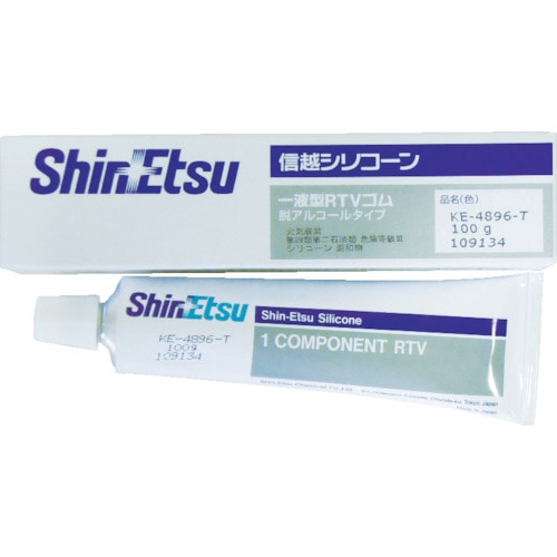 トラスコ中山 信越 シーリング 低分子シロキサン低減タイプ 100g 透明 492-1275(ご注文単位1本)【直送品】
