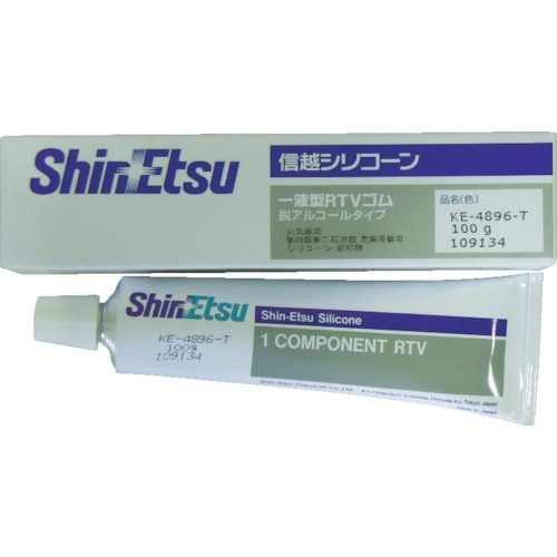 トラスコ中山 信越 シーリング 低分子シロキサン低減タイプ 100g ホワイト 423-0361(ご注文単位1本)【直送品】