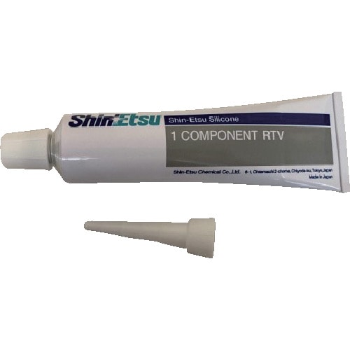 トラスコ中山 信越 シーリング 低分子シロキサン低減タイプ 100g ホワイト 423-0400(ご注文単位1本)【直送品】