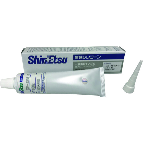 トラスコ中山 信越 シーリング 低分子シロキサン低減タイプ 100g 透明 814-8141(ご注文単位1本)【直送品】
