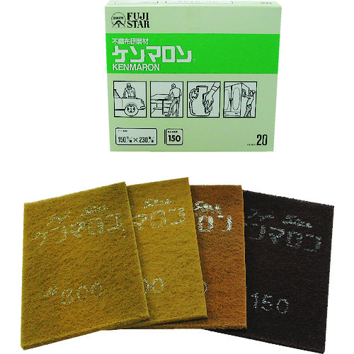 トラスコ中山 三共 不織布研磨材ケンマロン #60(ご注文単位20枚)【直送品】