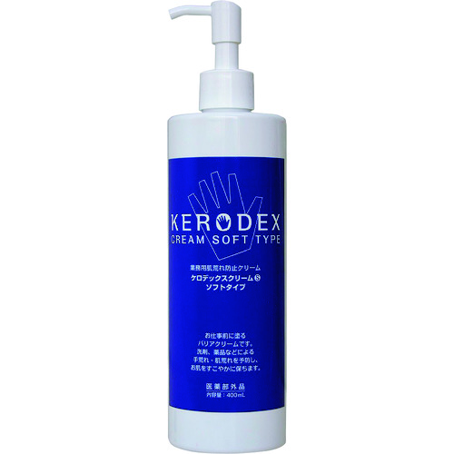 トラスコ中山 SANARU ケロデックスクリームS ソフトタイプ400ml(ご注文単位1本)【直送品】