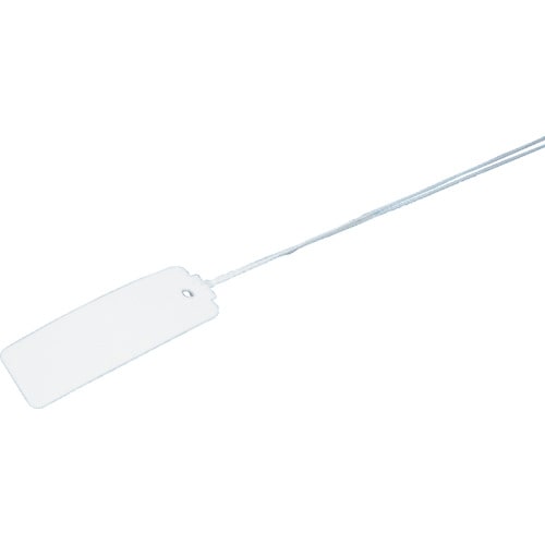 トラスコ中山 未来 カラーエフR (プラスチック製・線名札) 縦×横×厚さ:41×15×1.0mm 20枚入(ご注文単位1袋)【直送品】