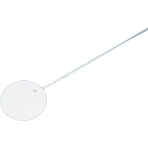 トラスコ中山 未来 カラーエフR (プラスチック製・線名札) 直径30mm 厚さ1mm 20枚入 390-8518(ご注文単位1袋)【直送品】