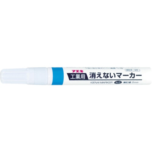 トラスコ中山 フエキ 工業用消えないマーカー 中字 青(ご注文単位1本)【直送品】