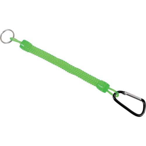 トラスコ中山 KAHARA 安全ロープ KJランヤード グリーン(ご注文単位1個)【直送品】