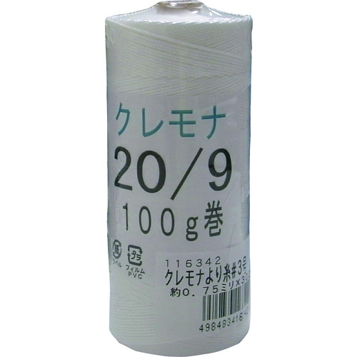 トラスコ中山 まつうら クレモナより糸 3号(約0.75mm)×300m(ご注文単位1巻)【直送品】