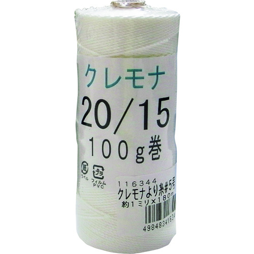 トラスコ中山 まつうら クレモナより糸 5号(約1.0mm)×180m(ご注文単位1個)【直送品】