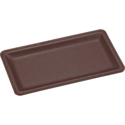 トラスコ中山 OP レザー調カルトン 茶(ご注文単位1枚)【直送品】