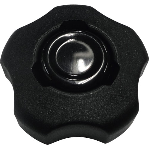 トラスコ中山 コノエ ノブスターN 黒-黒 M6(10個入)(ご注文単位1袋)【直送品】
