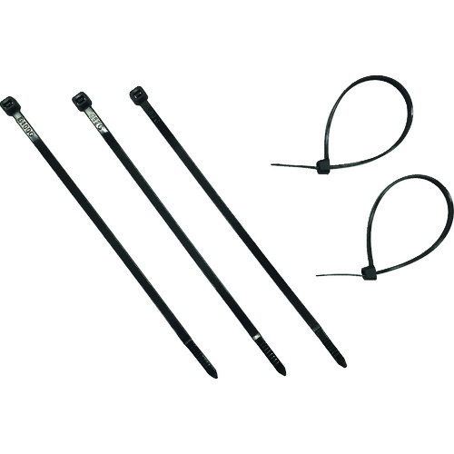 トラスコ中山 ユタカメイク 結束タイ ケーブルタイ30入 4.3mm×190mm ブラック(ご注文単位1袋)【直送品】