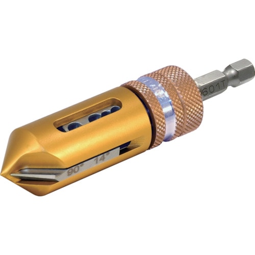 トラスコ中山 NOGA 3-19内径用カウンターシンク90°スリムホルダー 1/4シャンク(ご注文単位1本)【直送品】
