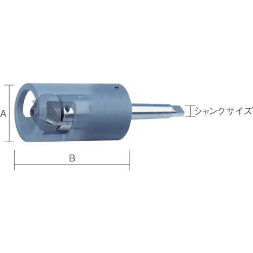 トラスコ中山 NOGA K1内外径用カウンターシンク90°MT-2シャンク(ご注文単位1本)【直送品】