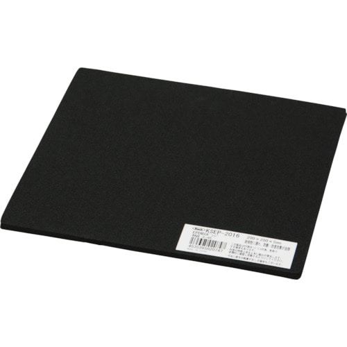 トラスコ中山 光 EPDMスポンジ 200X200 5t 黒(ご注文単位1枚)【直送品】