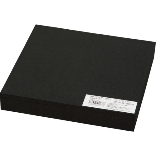 トラスコ中山 光 EPDMスポンジ 200X200 30t 黒(ご注文単位1枚)【直送品】