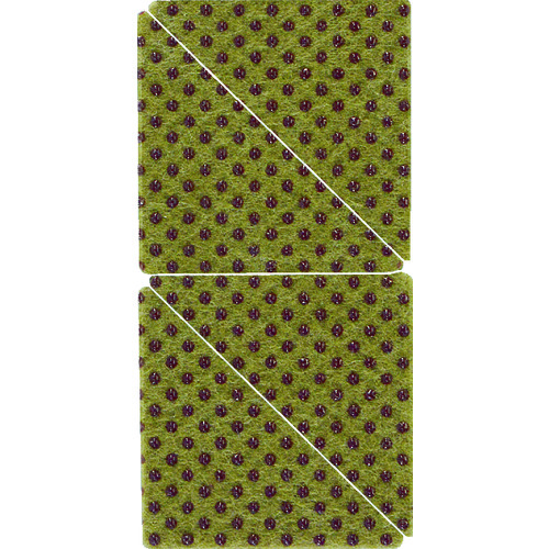 トラスコ中山 光 すべり止めフェルト 三角 4p(ご注文単位1パック)【直送品】
