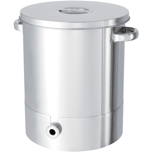 トラスコ中山 日東 ステンレスタンク片テーパー型汎用容器 65L(ご注文単位1個)【直送品】