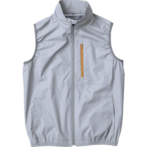 トラスコ中山 空調服 遮熱タチエリ空調ベスト シルバー 3L(ご注文単位1着)【直送品】