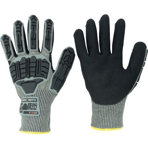トラスコ中山 KARBONHEX 耐切創性 耐衝撃性手袋 KX-91J XL(ご注文単位1組)【直送品】