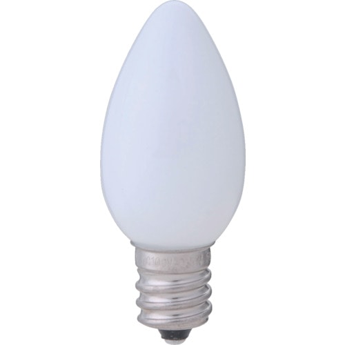 トラスコ中山 ELPA 電球(LED) LED電球ローソク形E12 明るさ15lm 電球色相当(ご注文単位1個)【直送品】