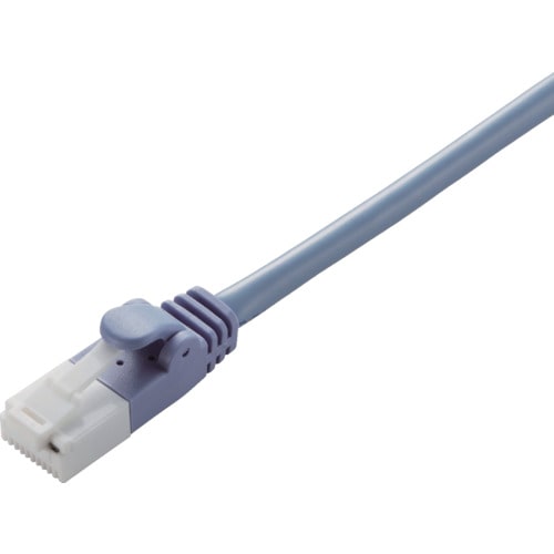 トラスコ中山 エレコム Cat5e対応ツメ折れ防止LANケーブル15mブルー(ご注文単位1本)【直送品】