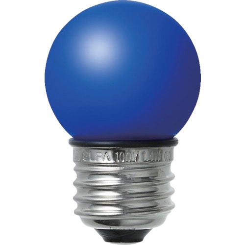 トラスコ中山 ELPA 電球(LED) LED電球G40形防水E26 青（ご注文単位1個）【直送品】