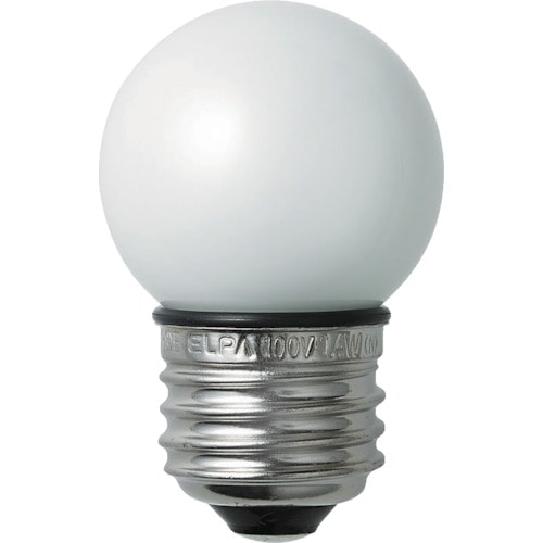 トラスコ中山 ELPA 電球(LED) LED電球G40形防水E26 明るさ55lm 電球色相当（ご注文単位1個）【直送品】