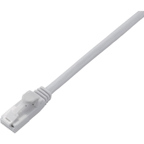 トラスコ中山 エレコム Cat6対応ツメ折れ防止LANケーブル15mホワイト(ご注文単位1本)【直送品】