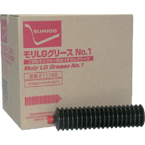 トラスコ中山 住鉱 グリース(高荷重用リチウムグリース) モリLGグリースNo.1 400g(211165)(ご注文単位1個)【直送品】