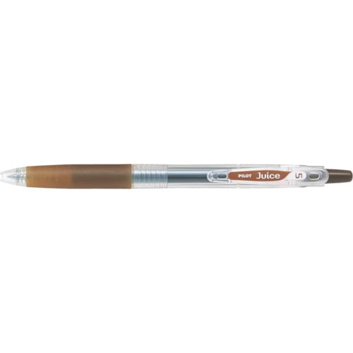 トラスコ中山 パイロット ゲルインキボールペン ジュース0.5 コーヒーブラウン(ご注文単位1本)【直送品】