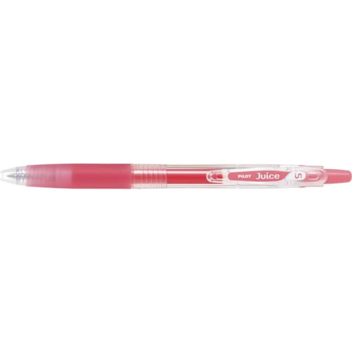トラスコ中山 パイロット ゲルインキボールペン ジュース0.5 コーラルピンク(ご注文単位1本)【直送品】