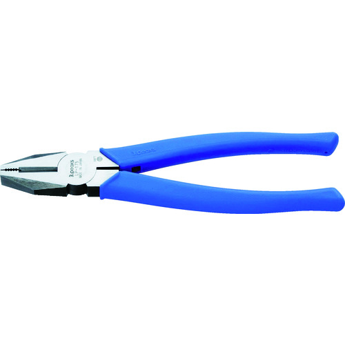 トラスコ中山 スリーピークス かるいペンチ 175mm（ご注文単位1個）【直送品】