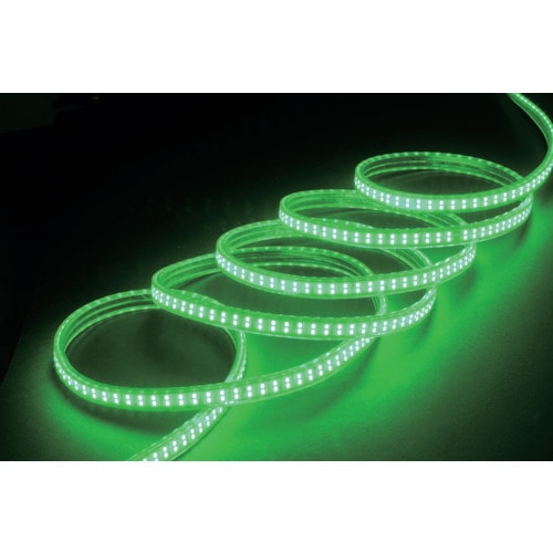 トラスコ中山 ハタヤ LEDテープライト片面発光タイプ(10m緑単体)(テープライトのみ)(ご注文単位1台)【直送品】