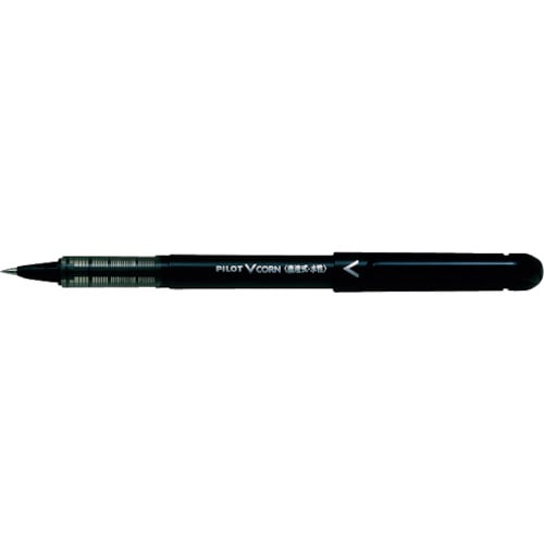トラスコ中山 パイロット 水性ボールペン Vコーン 黒（ご注文単位1本）【直送品】