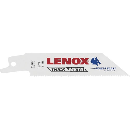 トラスコ中山 LENOX バイメタルセ-バ-ソ-ブレ-ド100mmX14山(5枚) 414R(ご注文単位1パック)【直送品】