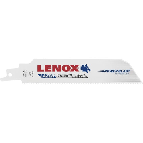 トラスコ中山 LENOX レ-ザ-セ-バ-ソ-ブレ-ド150mmX10山(5枚) 6110R(ご注文単位1パック)【直送品】