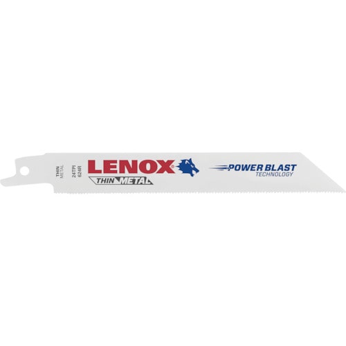 トラスコ中山 LENOX バイメタルセ-バ-ソ-ブレ-ド150mmX24山(5枚) 624R(ご注文単位1パック)【直送品】