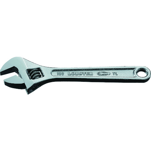 トラスコ中山 エビ モンキーレンチ(強力型)100mm(ご注文単位1個)【直送品】
