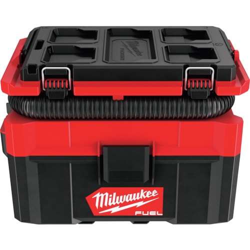 トラスコ中山 ミルウォーキー M18 FUEL PACKOUT 乾湿両用集塵機(ご注文単位1台)【直送品】