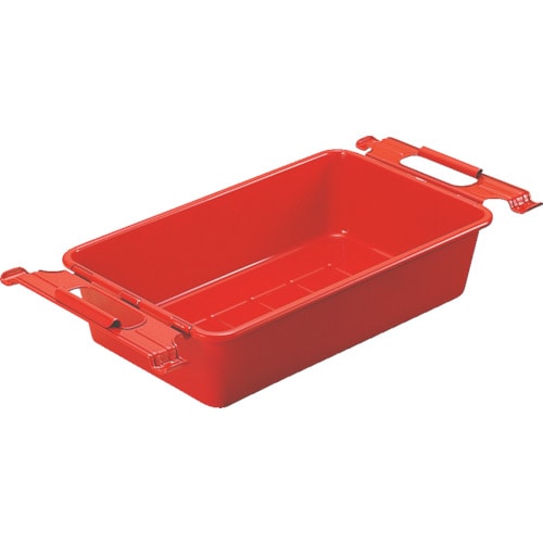 トラスコ中山 TRUSCO 取手付パーツBOX 有効内寸370X201X94 赤(ご注文単位1個)【直送品】