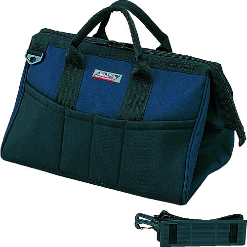 トラスコ中山 リングスター ミスターツールバッグMB-410ブラック/ブルー(ご注文単位1個)【直送品】